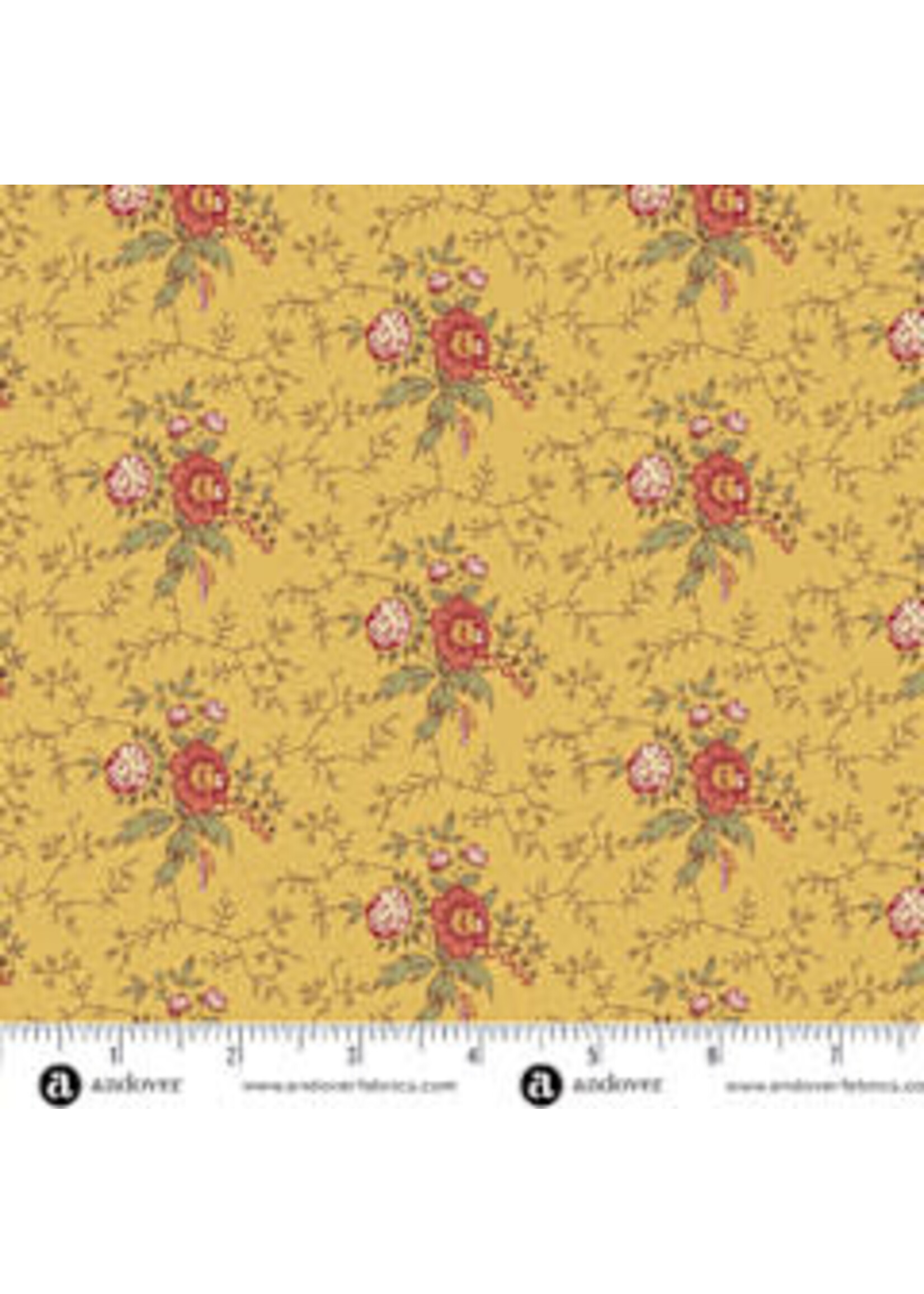 Laundry Basket Quilts Farmer's Daughter - Bramble - Spanish Moss - Coupon - 100 cm x 110 cm
