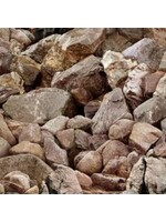 Elizabeth's Studio Landscape Medley - Brown Rocks - Coupon - 100 cm x 110 cm