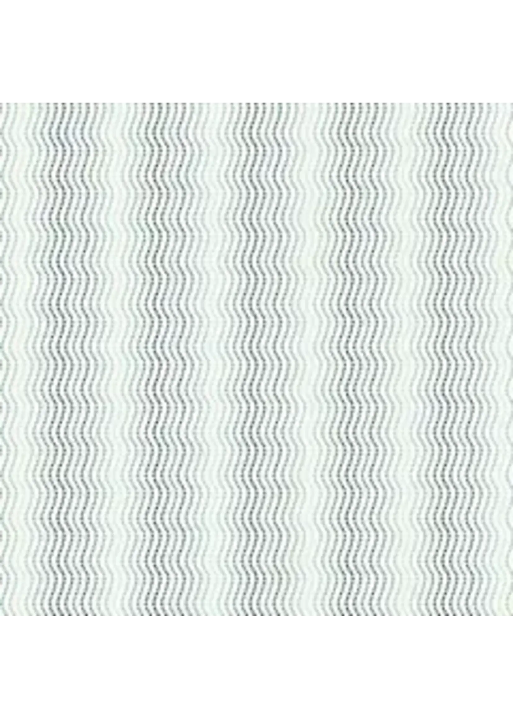 Makower High Tide - Waves - Cream - 082Q - Coupon - 100 cm x 110 cm