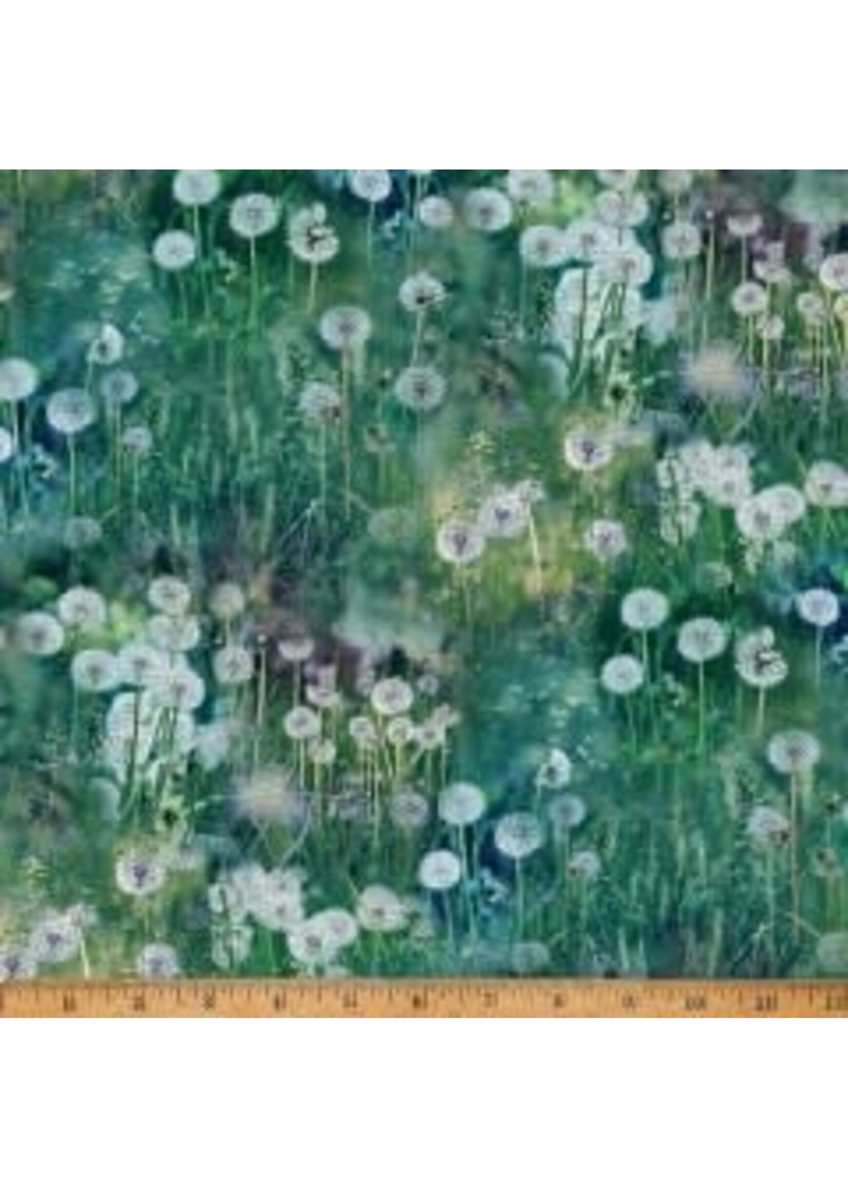Hoffman Fabrics Dandelion Wishes - Virdian - V5310 - Coupon - 90 cm x 110 cm