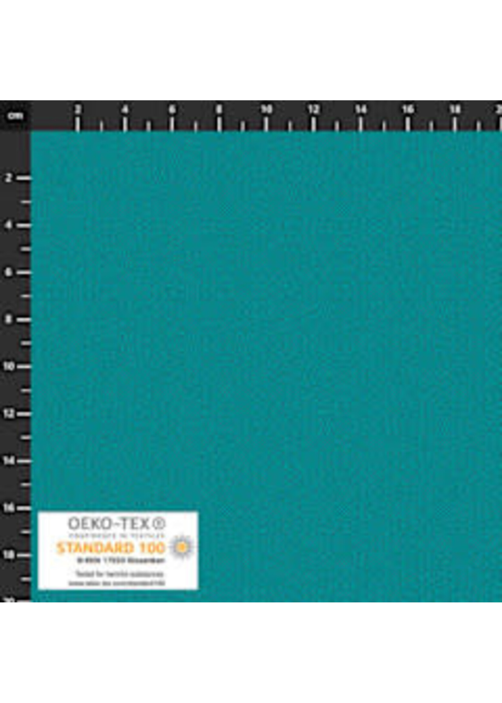 Stof Fabrics Petits Points - Teal - 355 - Coupon - 65 cm x 110 cm