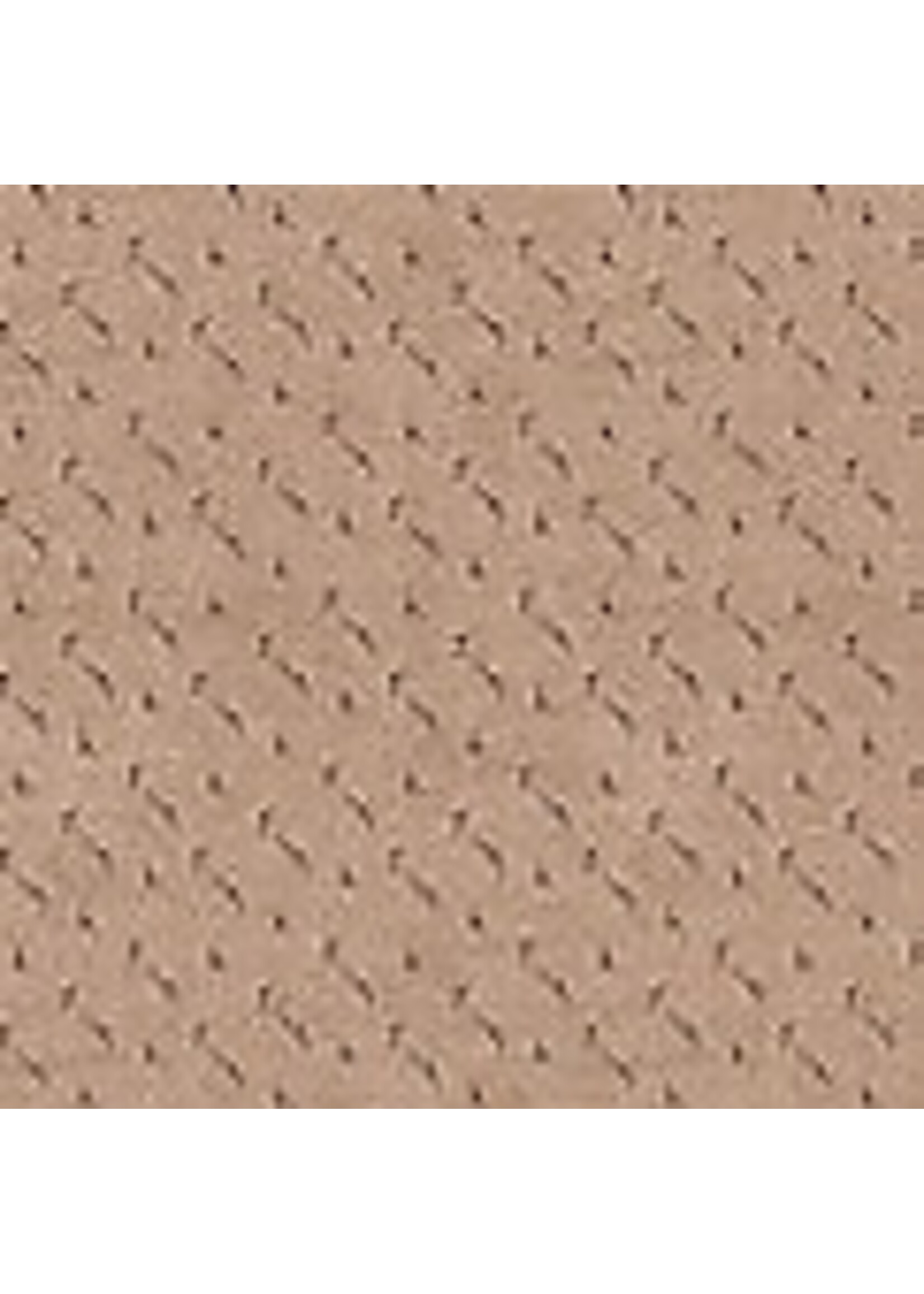 Stof Fabrics Petits Motifs - Dotted Lines - Beige - Coupon - 100 cm x 110 cm