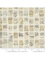 Moda Fabrics Cathe Holden - Flea Market - Novelty - Tan - Coupon - 85 cm x 110 cm