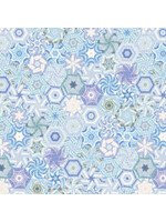 Northcott The Road Home - Blue - Coupon - 100 cm x 110 cm