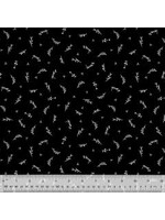 Windham Fabrics Pen and Ink - Wisp - Black - 034 - Coupon - 100 cm x 110 cm