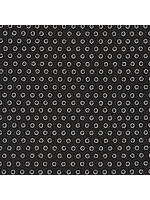 Robert Kaufman Inkwell - Black - Coupon - 100 cm x 110 cm