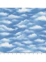 Wilmington Prints A New Adventure - Sky - Dark Blue - Coupon - 100 cm x 110 cm