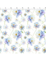 In The Beginning The Leah Collection - Blooms - White - Coupon - 105 cm x 110 cm