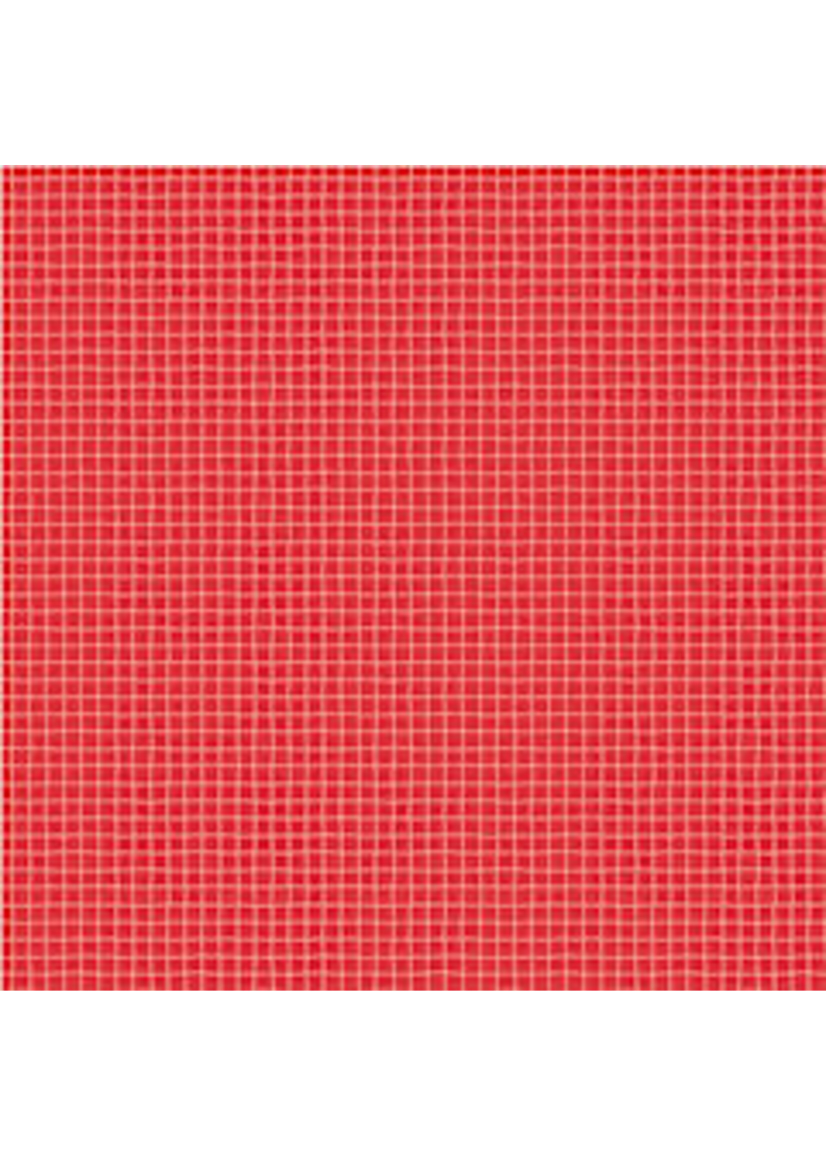 Poppie Cotton Treasured Threads - Good Measure - Red - Coupon - 100 cm x 110 cm
