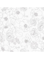 Robert Kaufman Whisper Prints - Shadow - Coupon - 100 cm x 110 cm