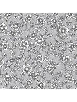 Benartex Studio Wander Lane - Winter Rose - Nickel - Coupon - 100 cm x 110 cm