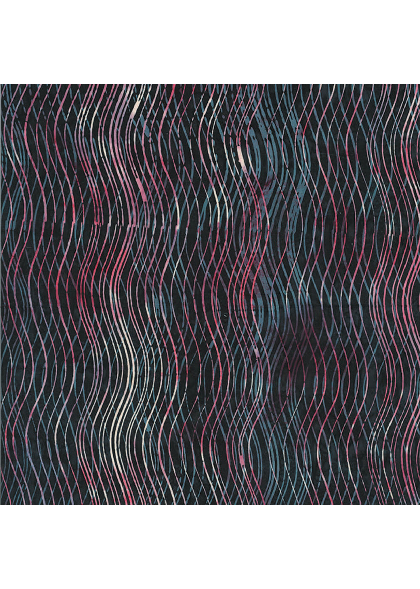Bali Batik Wave - Nightshade - Coupon - 100 x 110cm