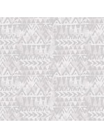 Blank Quilting Tessellations Twice - Triangle Geo - Gray - Coupon - 100 cm x 110 cm