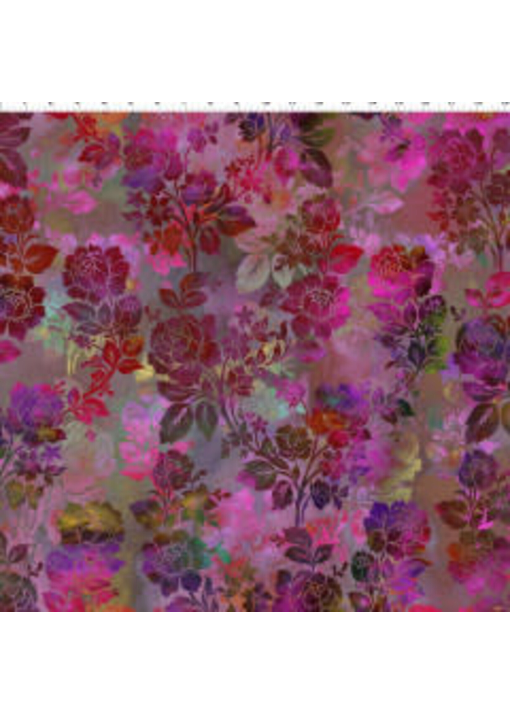 In The Beginning The Diaphanous Collection - Mystical - 1ENC5 - Multi Pink - Coupon - 100 cm x 110 cm