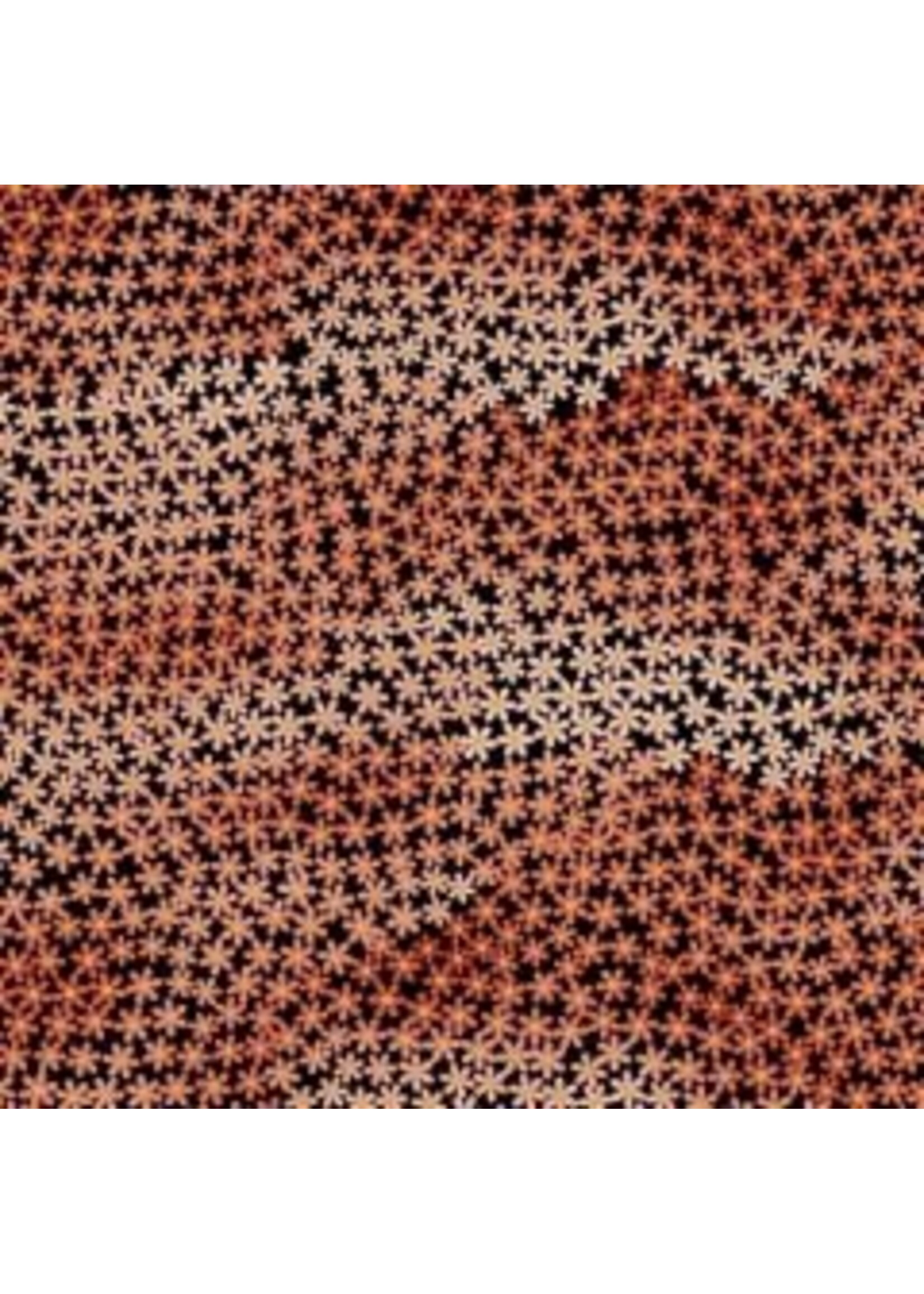 Benartex Studio Butterfly Fandango - Floating Petals - Red - 1463M - Coupon - 65 cm x 110 cm