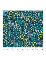 Figo Fabrics Mountain Meadow - Flower Fields - Blue