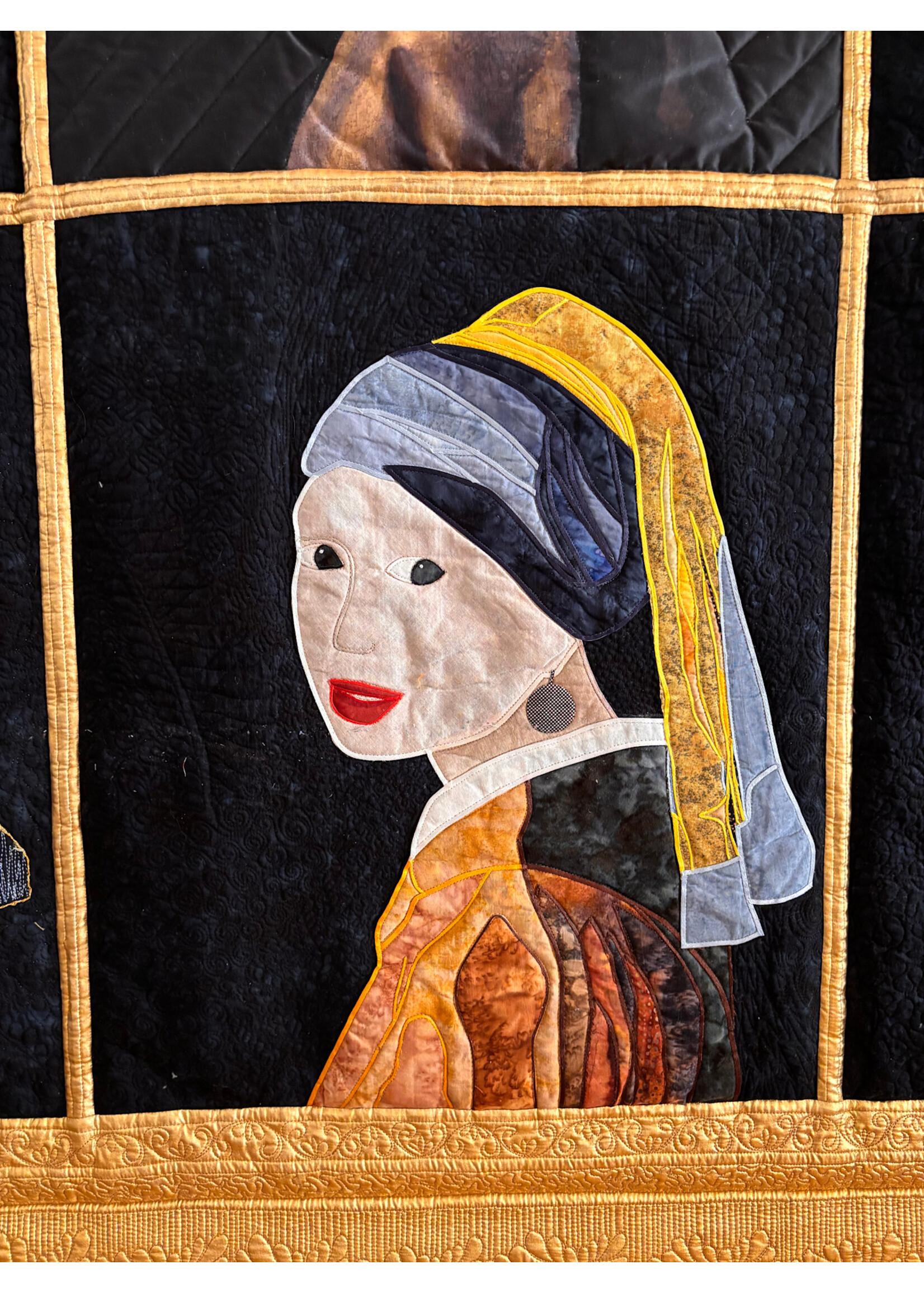 Quilt - Meisje met de parel - 215 cm x 220 cm