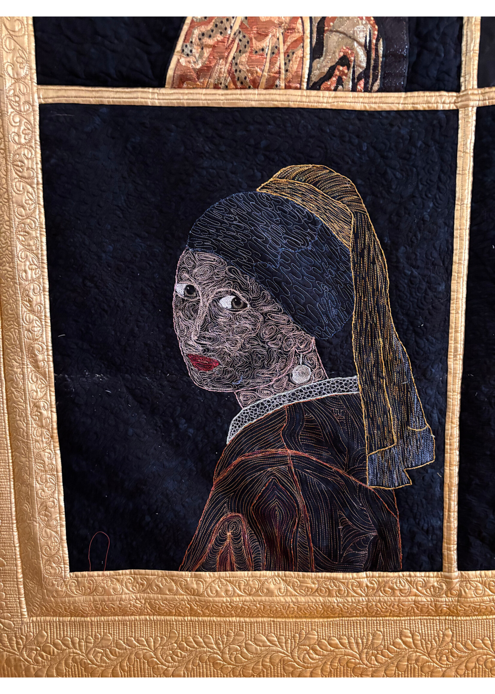 Quilt - Meisje met de parel - 215 cm x 220 cm