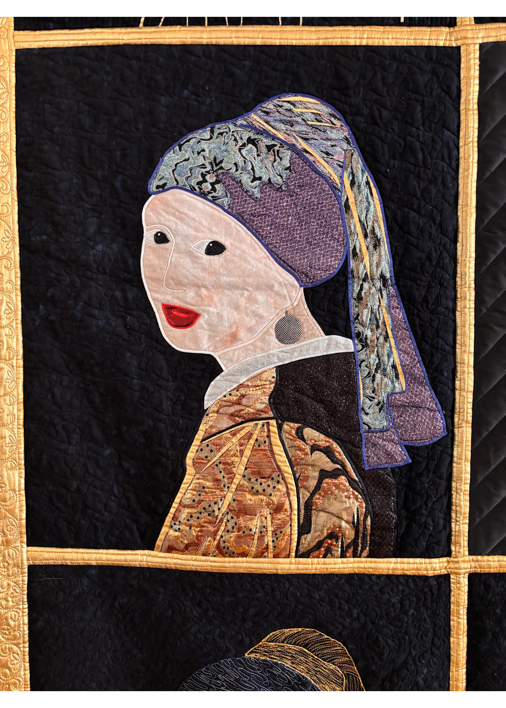 Quilt - Meisje met de parel - 215 cm x 220 cm