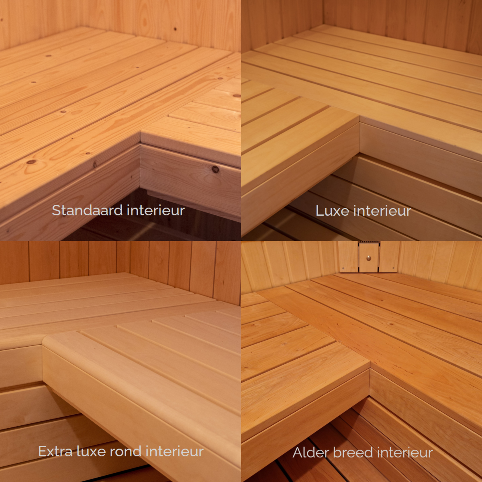 Bastu Sauna 220 x 175 met saunakachel