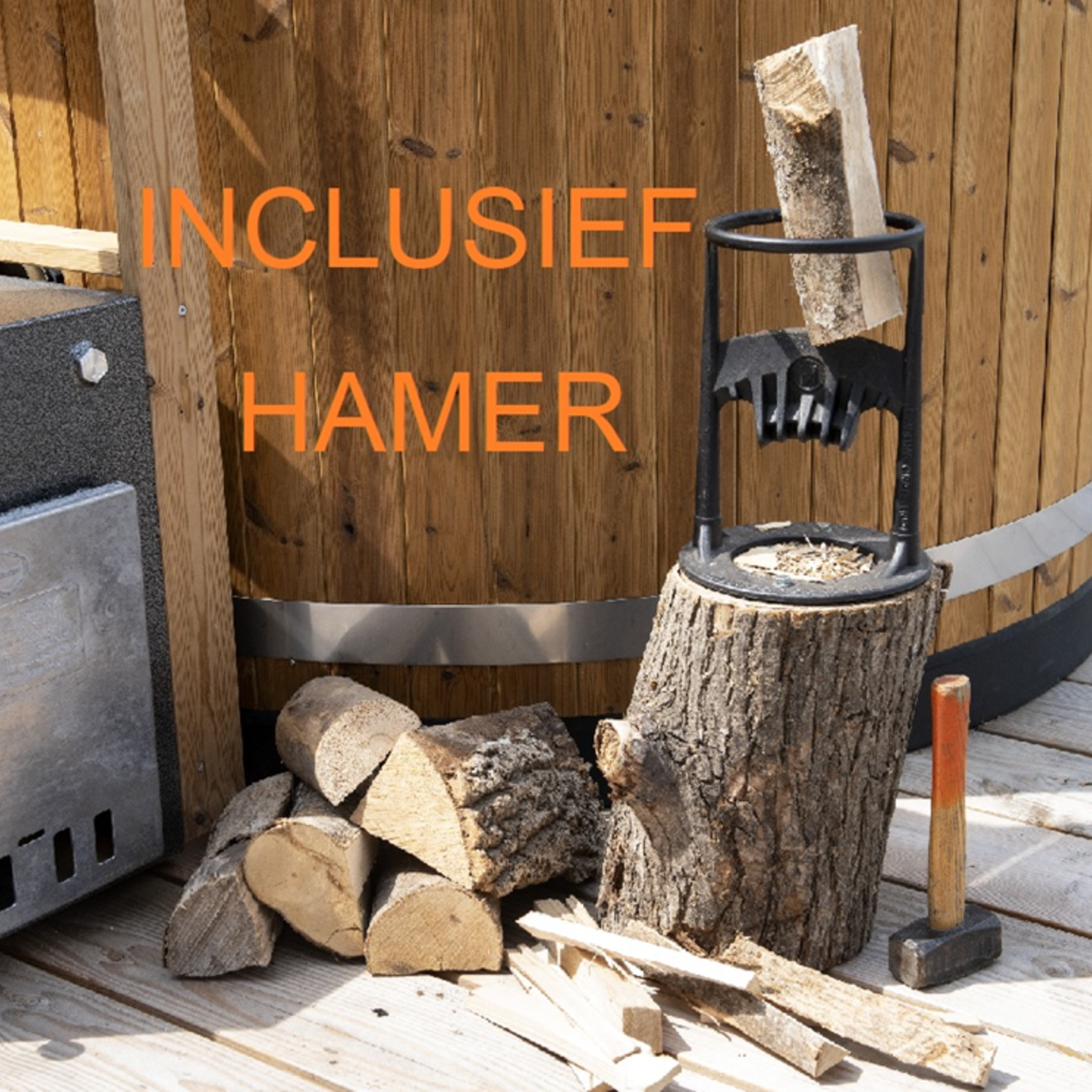 Kindling Cracker Houtklover Kindling Cracker Inclusief hamer!