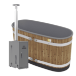 Kirami Het meest romantische bad Hottub Tiny Thermowood Verwarming op Bio-brandstof! Zeer zuinig!