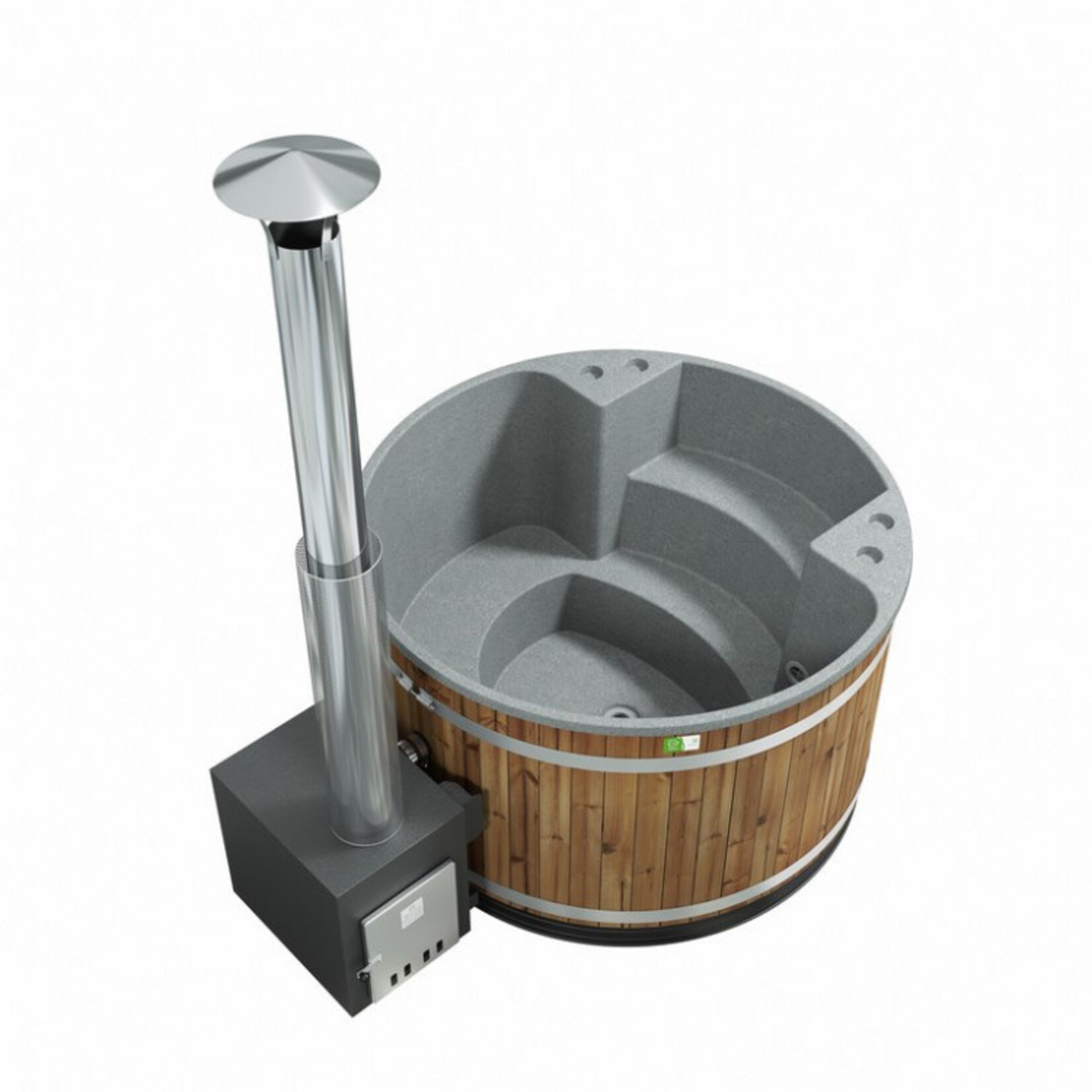 Kirami Kirami Kunststof Hottub RED CEDAR De Laatste!