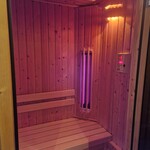 Bastu Infraroodsauna met Philips lampen. 150 x 120 "Fichte"