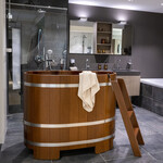 Blumenberg GRATIS BEZORGING ! Blumenberg Dompelton  149x90 Geschikt voor binnen in huis. Kambala of Ebbenhout 31 mm