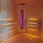 Bastu Combisauna PROF. 190 x 160 Philips infraroodlampen én een saunakachel