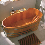 Blumenberg Blumenberg houten ligbad 183x73