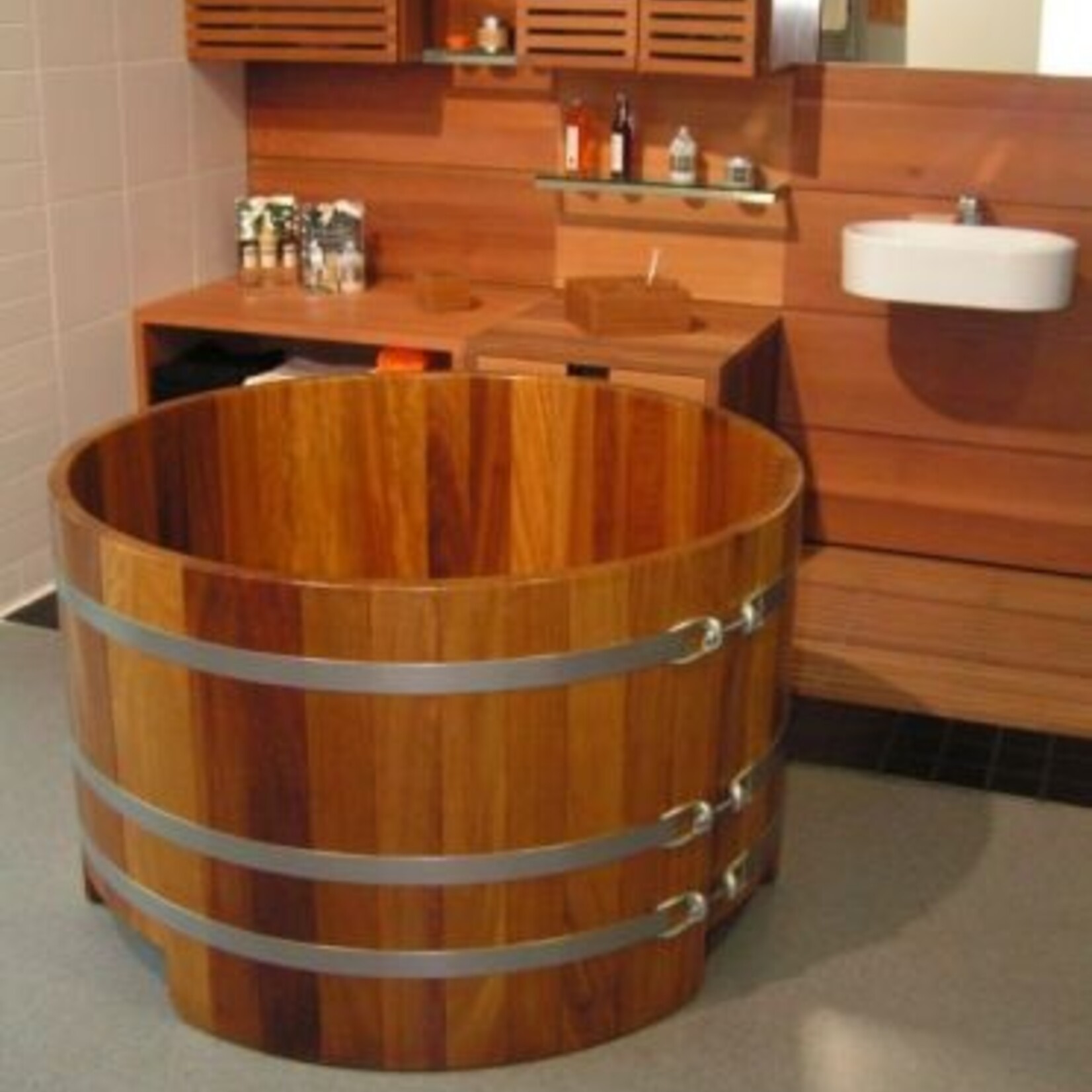 Blumenberg Blumenberg rond houten bad Diameter Ø 112