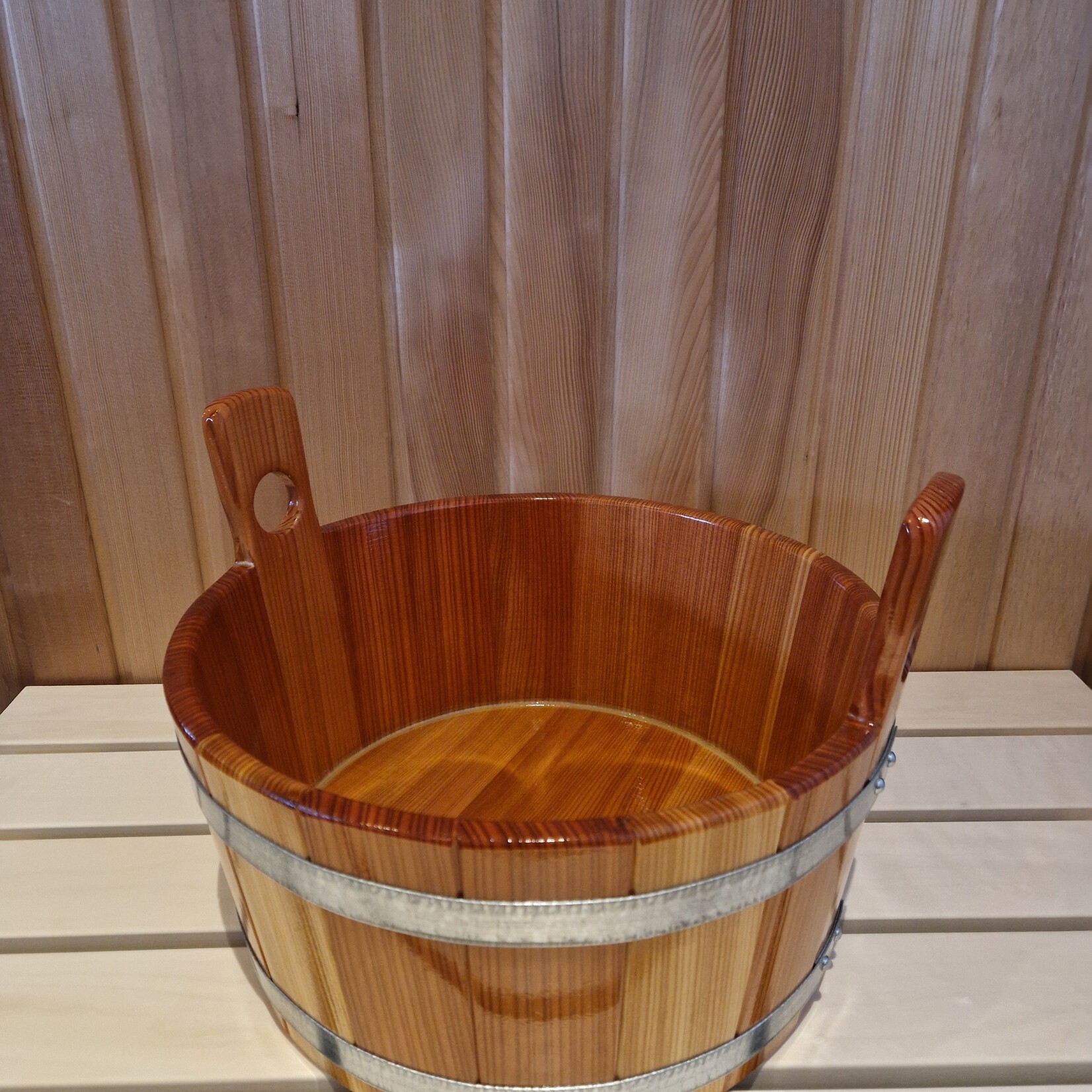 Bastu Sauna Voetenbak Lariks