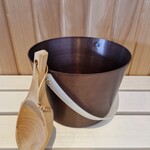 Bastu Sauna Emmer Aluminium (met lepel)