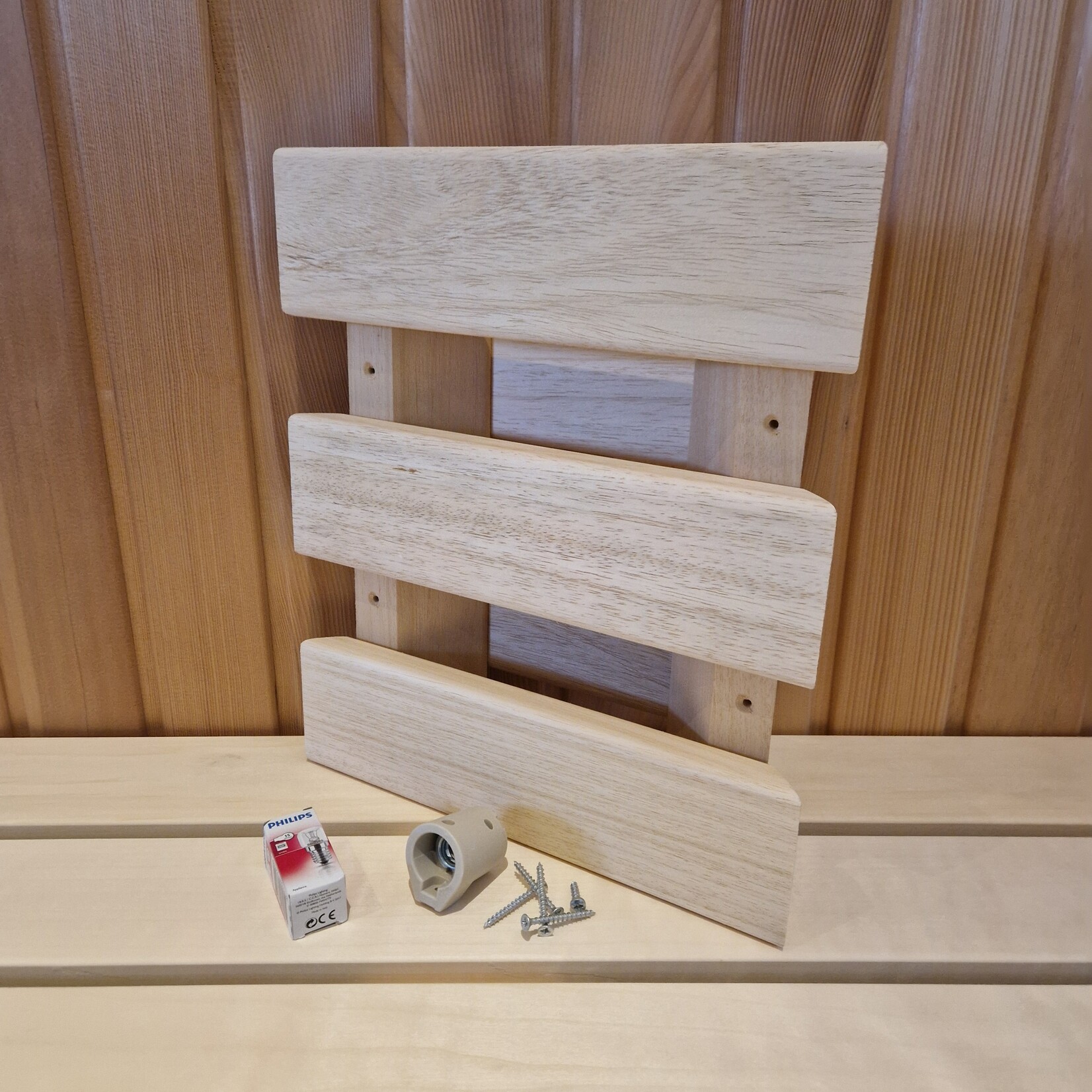 Bastu Sauna houten lampenkap  Abachie