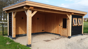 Sauna onder een overkapping, in tuinhuis of schuur?