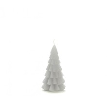 Kaars kerstboom klein - cool grey