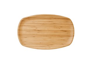 Serveerschaal ovaal bamboe