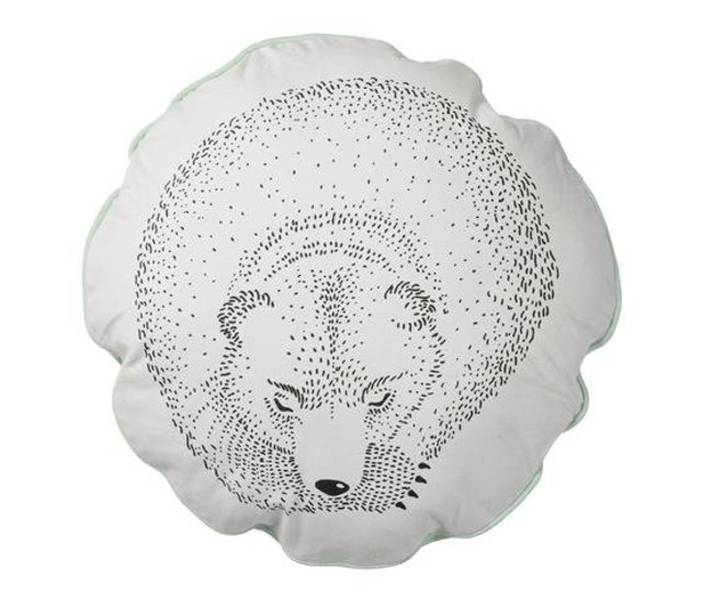 Kussen slapende beer rond