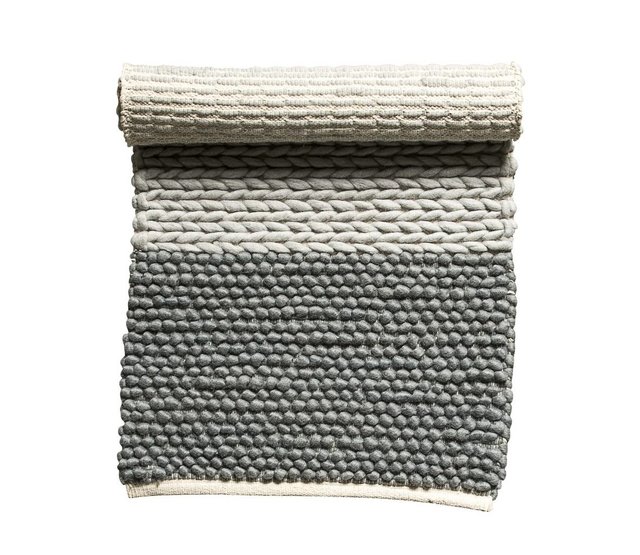 Wollen kleed in grijstinten