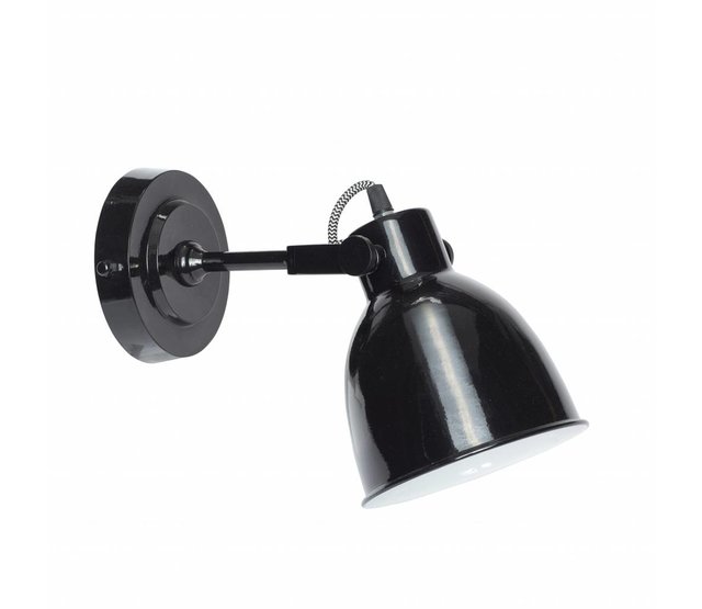 Wandlamp - zwart