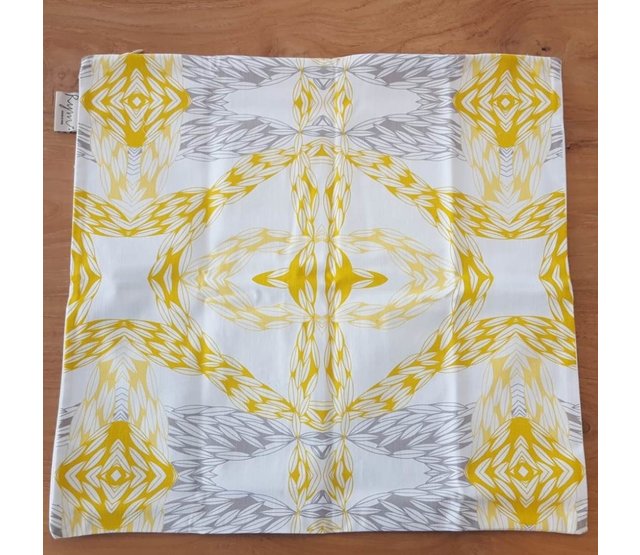 Kussenhoes Wavy Wheat - geel