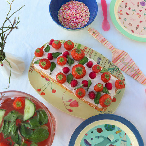 Recept frisse zomercake met aardbei
