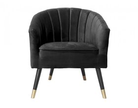 Stoel Royal velvet black