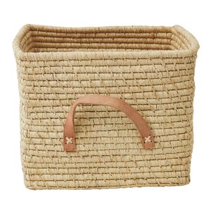 mand raffia handvatten - naturel