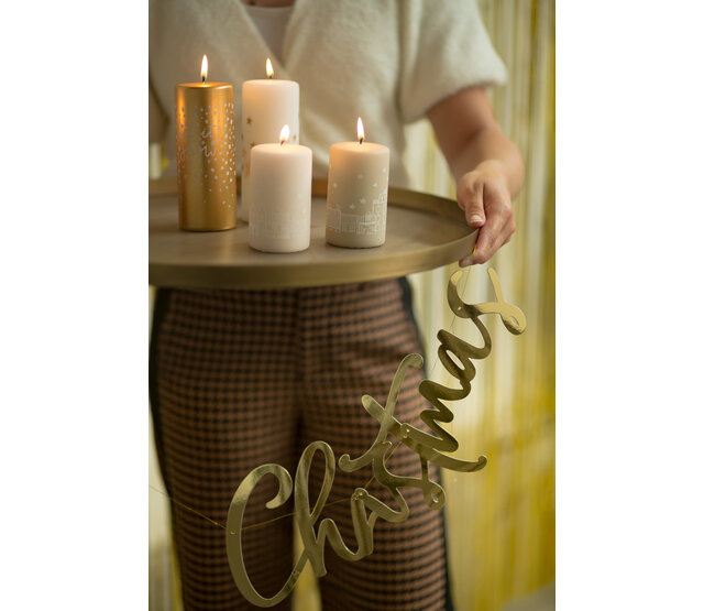 Stompkaars Winter Feeling - KERST apricot