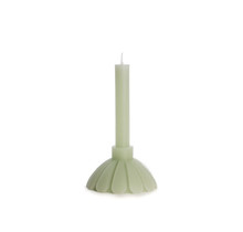 Kaars sculptuur Petal - dusty groen