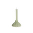Rustik Lys Kaars Sculpture petal Dusty green