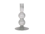 Kandelaar Swirl bubbles - transparant Kandelaar Swirl bubbles - transparant
