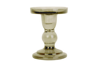 Kandelaar Glass Art medium - mosgroen